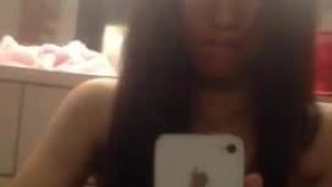 Japanese Girl Mirror Orgasm