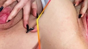 Didn't restrain and started masturbating while alone at home